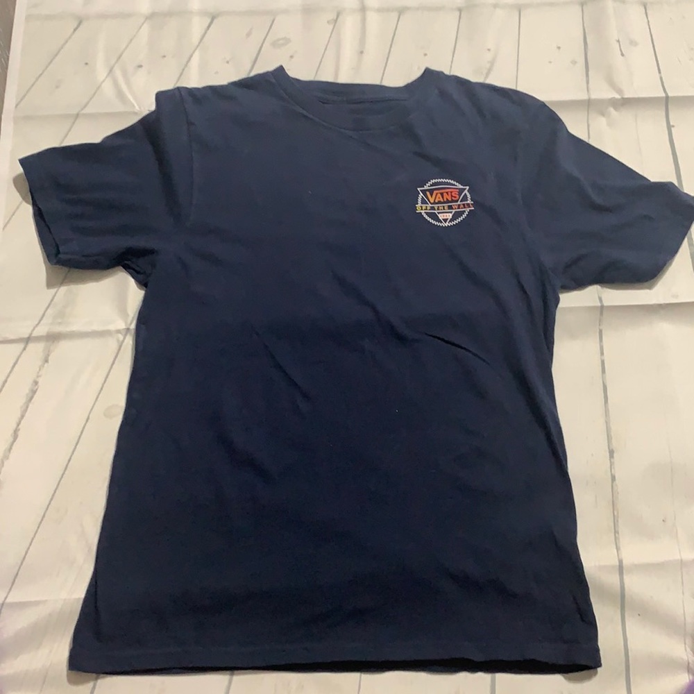 Girls large navy blue Van’s tshirt